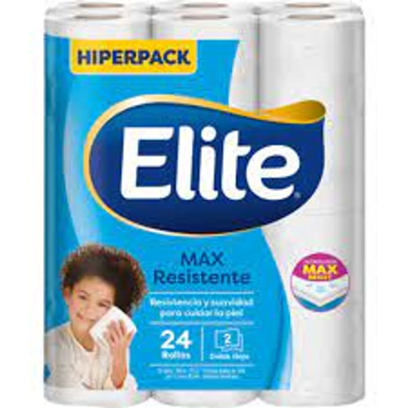 Papel Higienico Elite Max Doble Hoja 24 Rollos