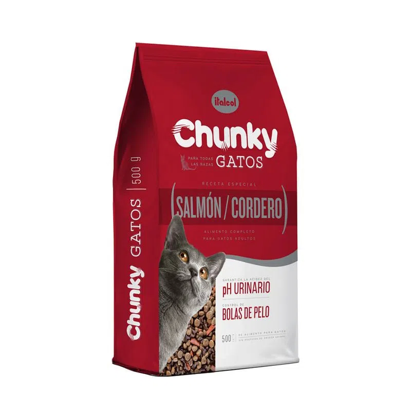 Concentrado Chunky Gato Salmon 500 Gr