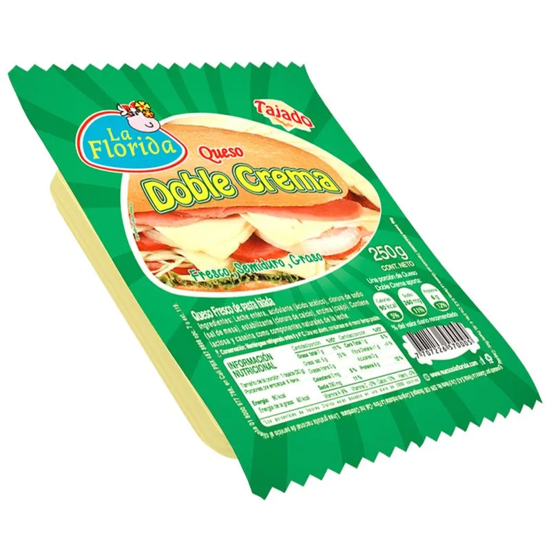 Queso La Florida Doble Crema 250 Gr