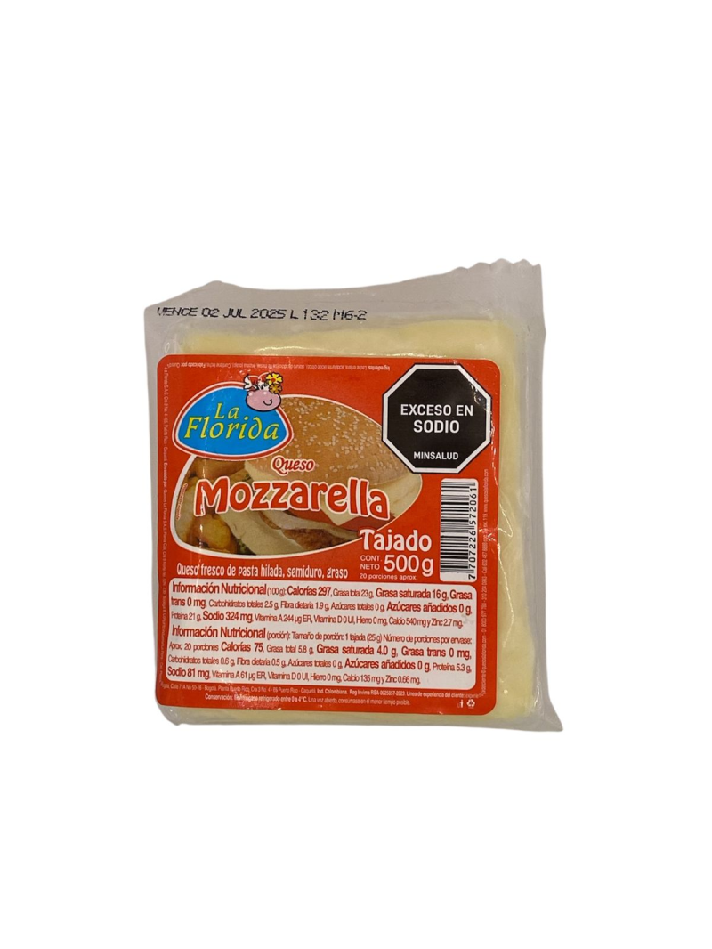 Queso La Florida Mozzarella X500g