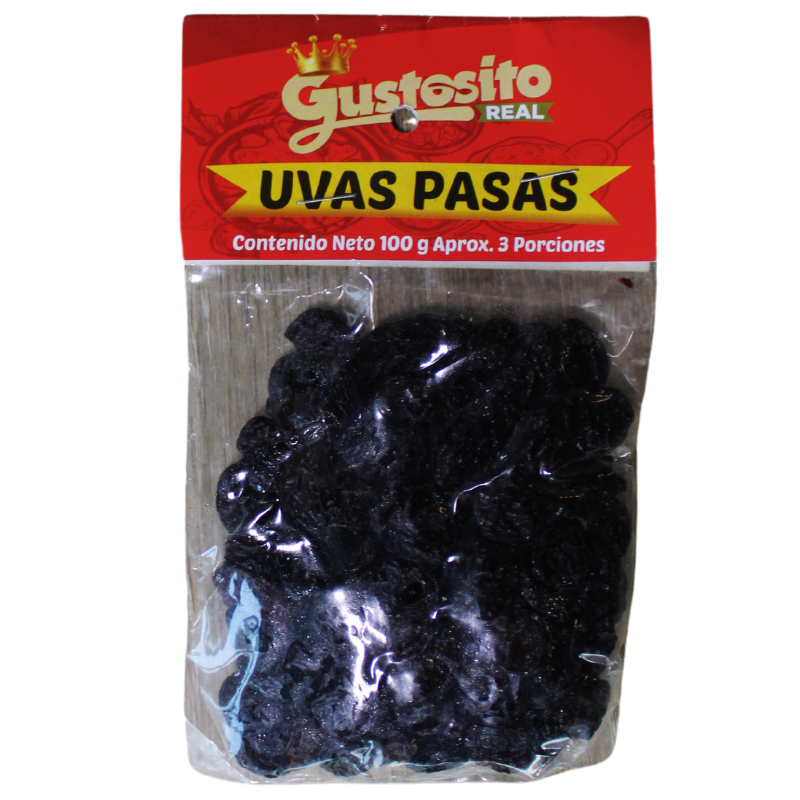 Uvas Pasas Pasas Gustosito To 100 Gr