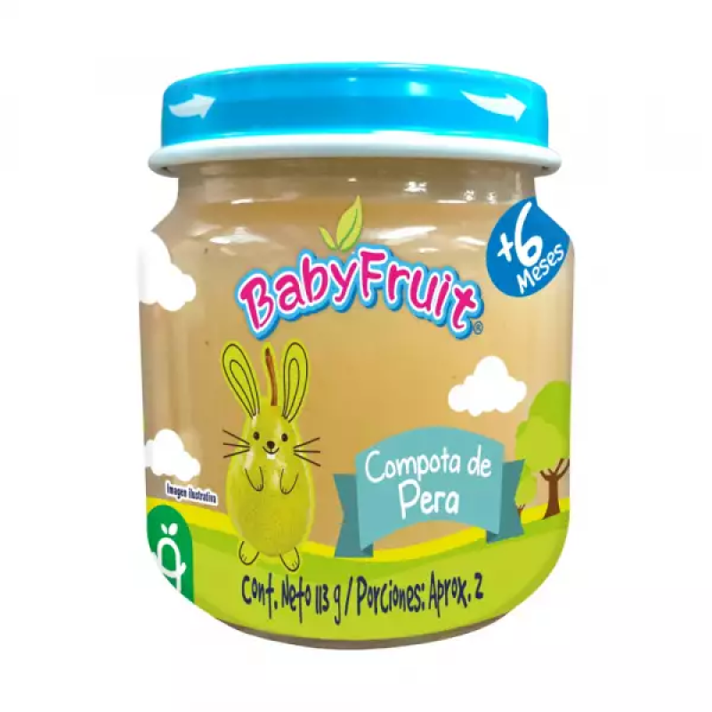 Compota Babyfruit Pera X113g