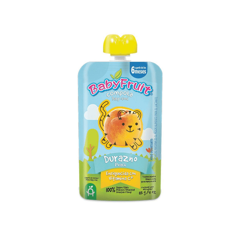 Compota Babyfruit De Durazno X90g