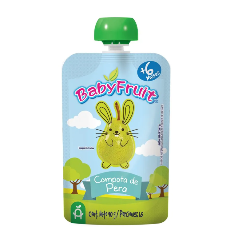 Compota Babyfruit De Pera X90g