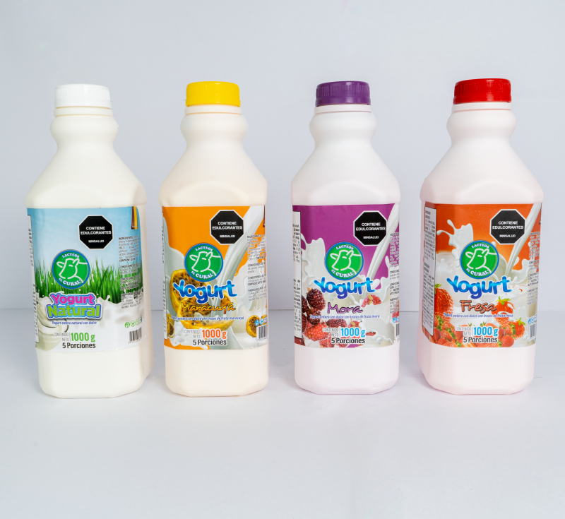 Yogurt El Cural Mora Tarro 1000 Ml