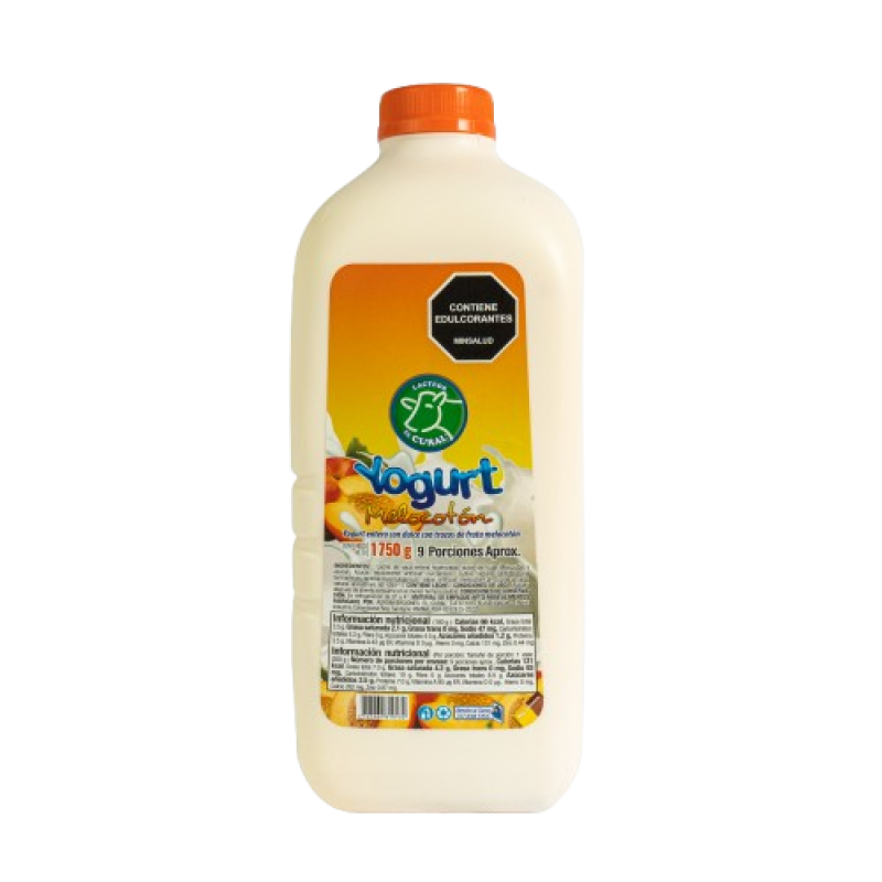 Yogurt El Cural Melocoton Tarro 1750 Ml