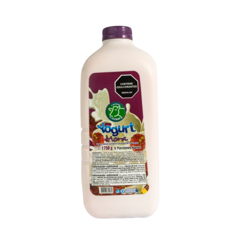 Yogurt El Cural Mora Tarro 1750 Ml