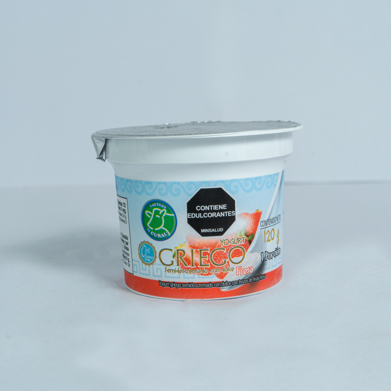 Yogurt El Cural Griego Fresa 120 Ml