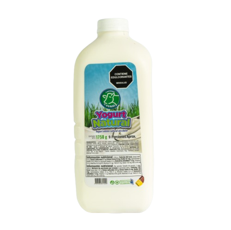 Yogurt El Cural Natural 1750 Ml
