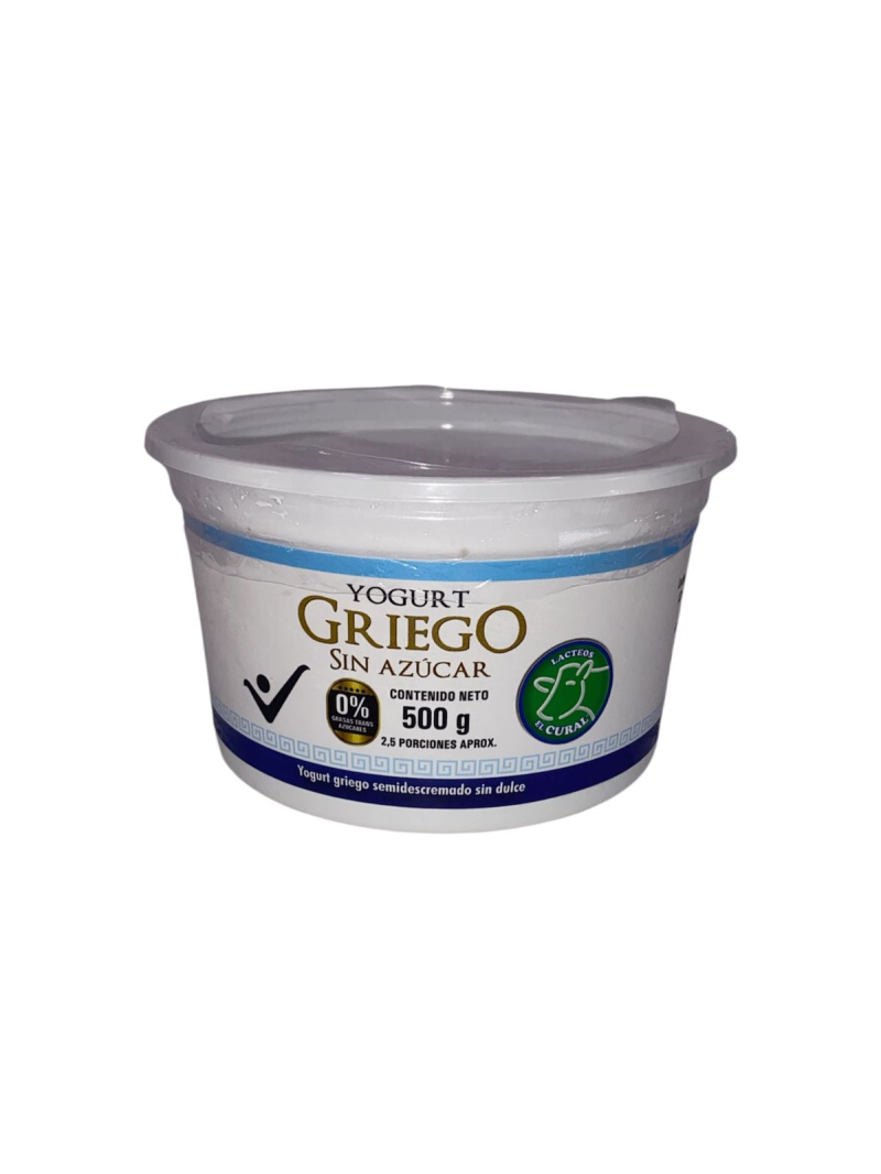 Yogurt Griego Cural Semides Sin Dul 500g