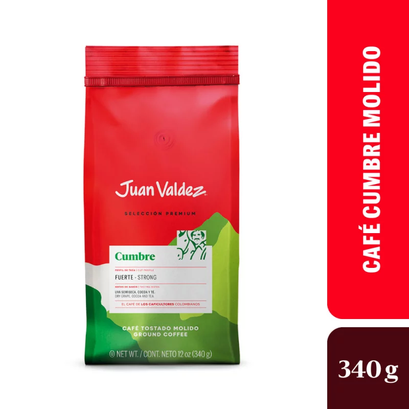 Cafe Juan Valdez Molido Cumbre 340g