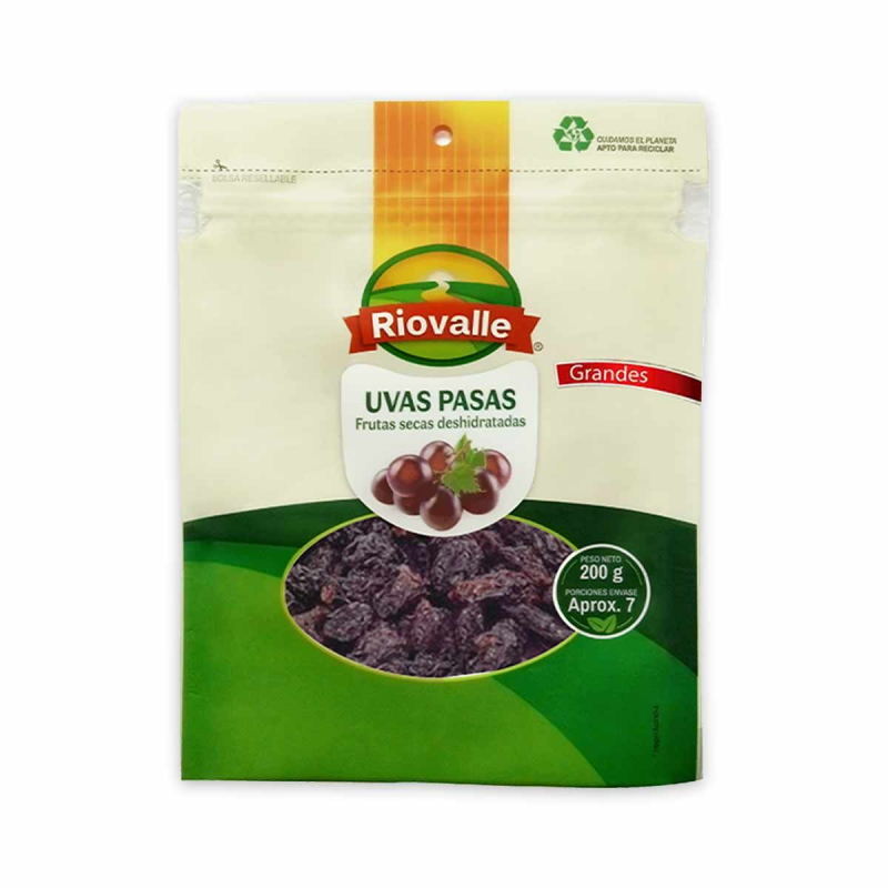 Uvas Pasas Rio Valle Grande 200 Gr