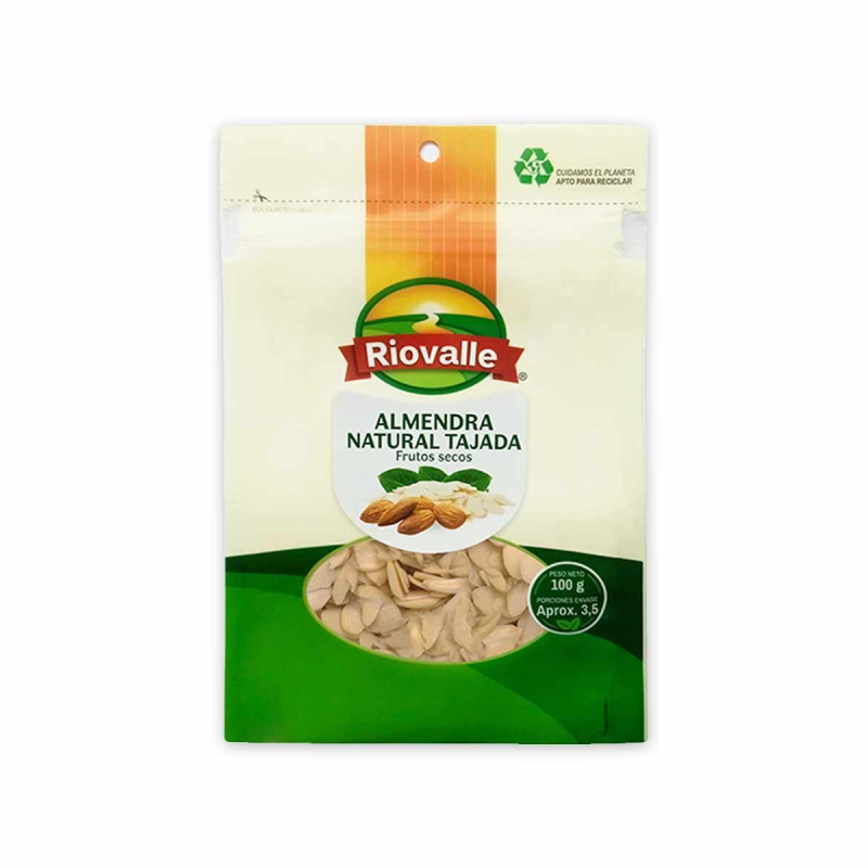 Almendra Riovalle Natural Tajado 100 Gr
