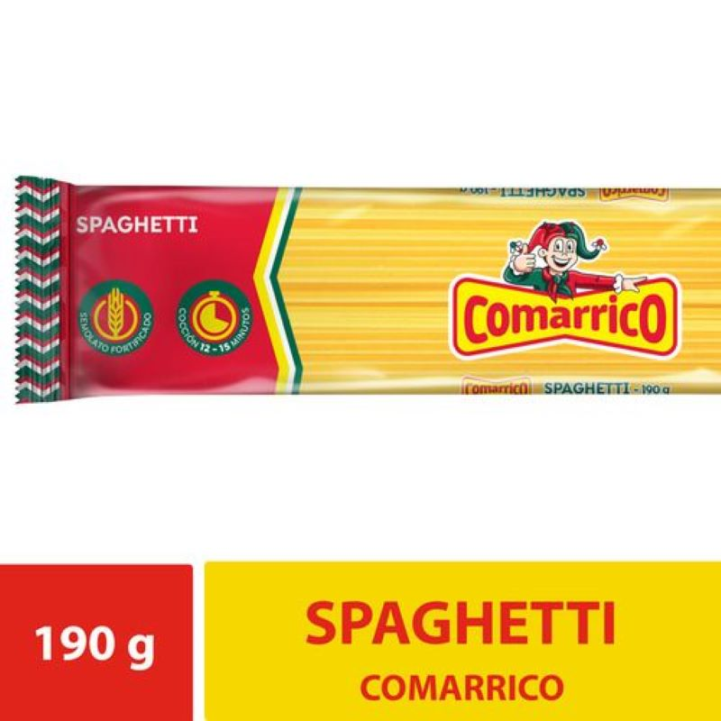 Pasta Comarrico Spaguetti 190 Gr