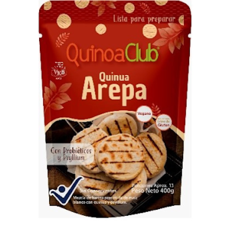 Arepa Quinoa Clubx400g Quinua