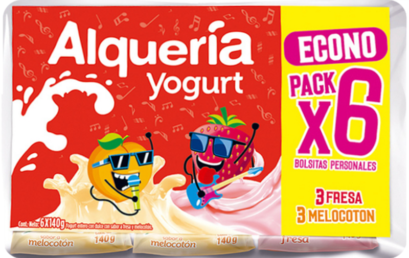 Yogurt Alqueria Bls Fre-meloc 140gx6und