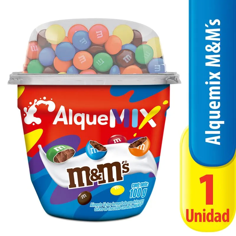 Bebida Lactea Alqueria M&m 100 Gr