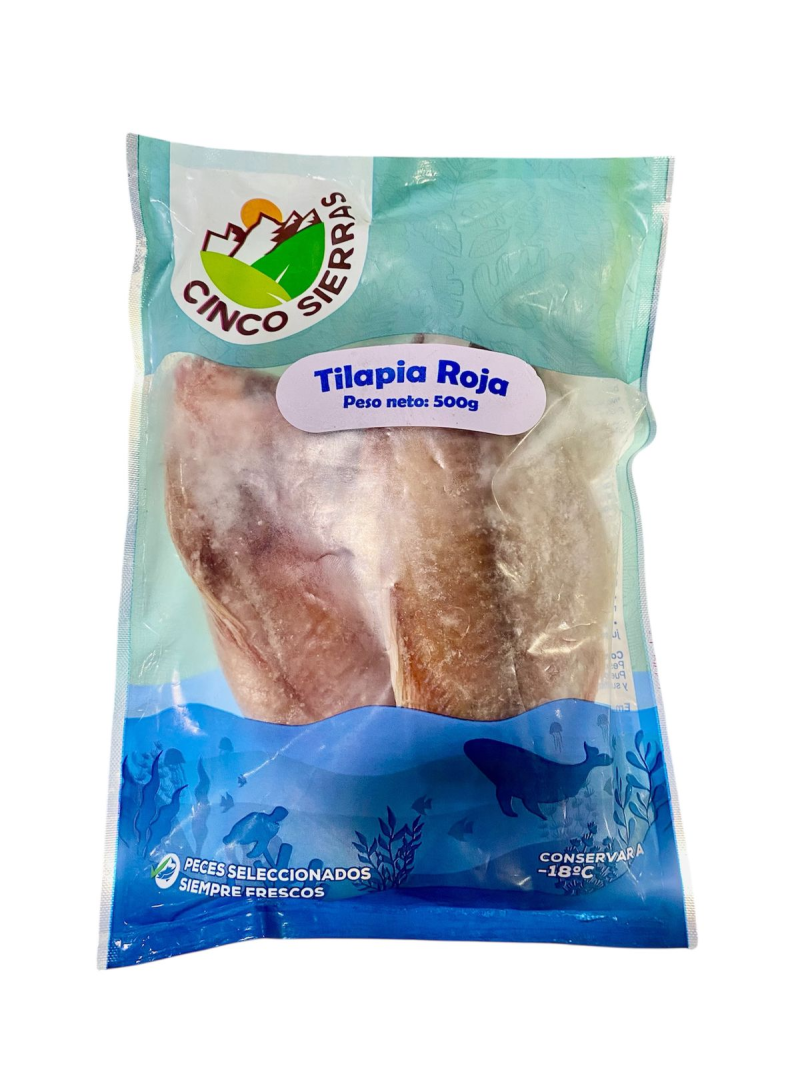 Pescado Tilapia Roja Cinco Sierrax500g