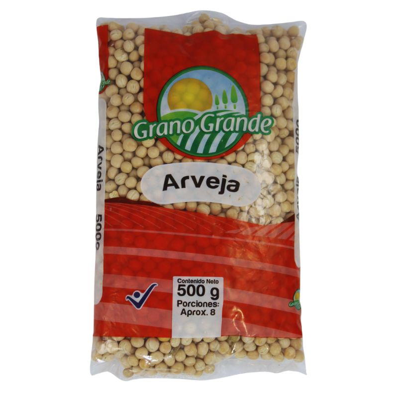 Arveja Grano Grande Amarilla 500 Gr