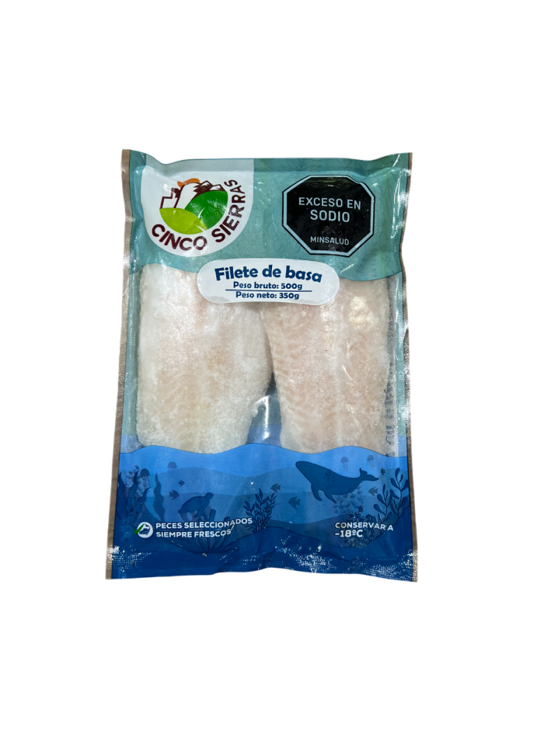 Filete Basa Cinco Sierrasx500gr