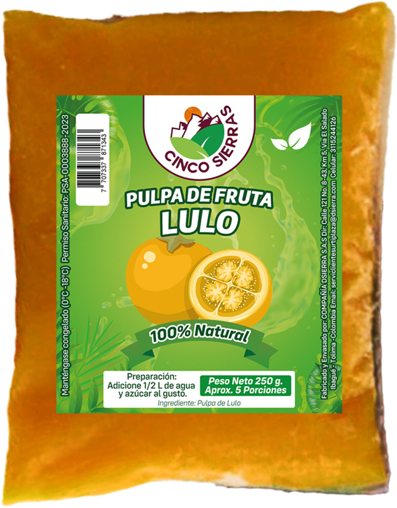 Pulpa De Lulo Por 250 G