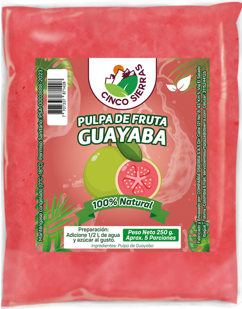 Pulpa De Guayaba X 250g