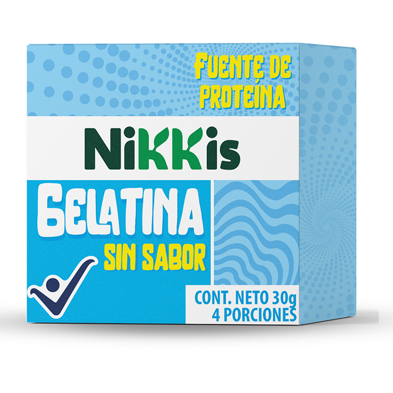 Gelatina Nikkis Sin Saborx30 Gr