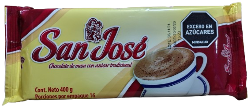 Chocolate Tradicional San Jose X400 Gr