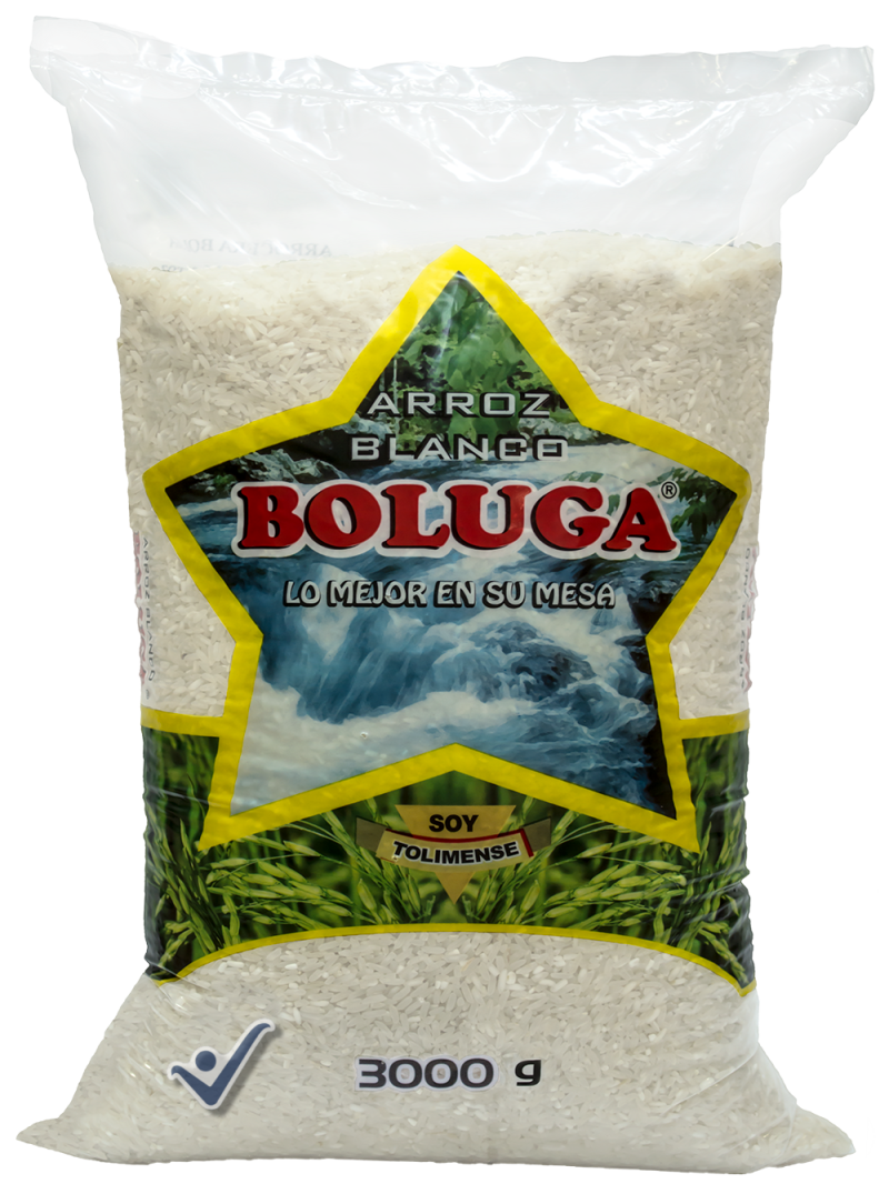 Arroz Boluga Blanco 3000 Gr