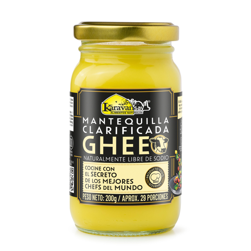 Mantequilla Ghee Sin Sal Frasco 200 Gr
