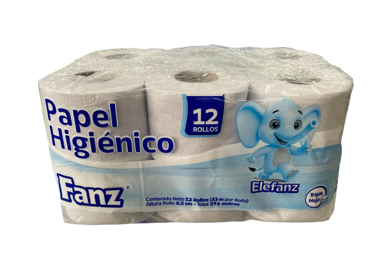 Papel Higienico Trip Hoja 33 Mts Fanzx12