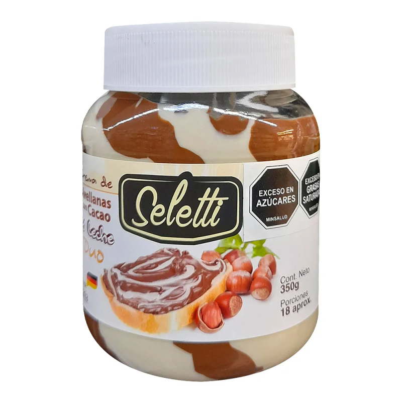 Crema Seletti Avell/cacao/leche 350g