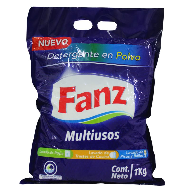 Detergente En Polvo Fanz Multiusos 1000 Gr