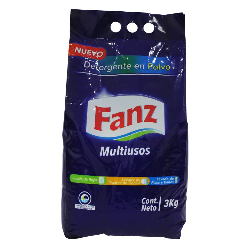 Detergente En Polvo Fanz Multiusos 3000 Gr