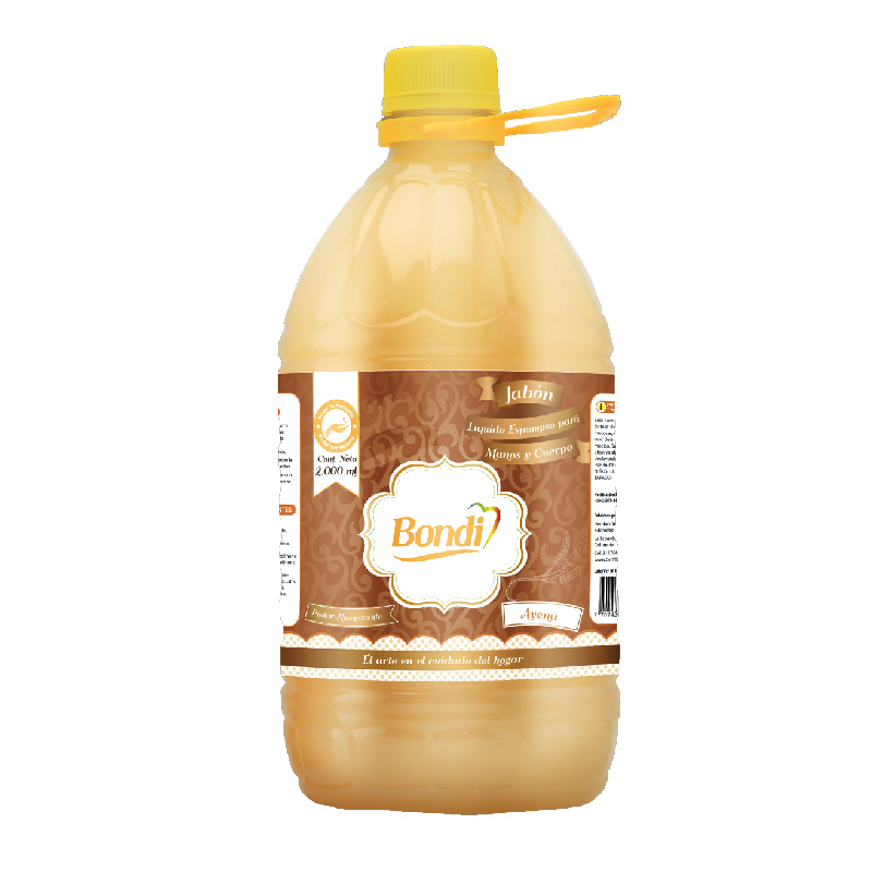 Jabon Liquido Bondi Mano Avena 2000 Ml