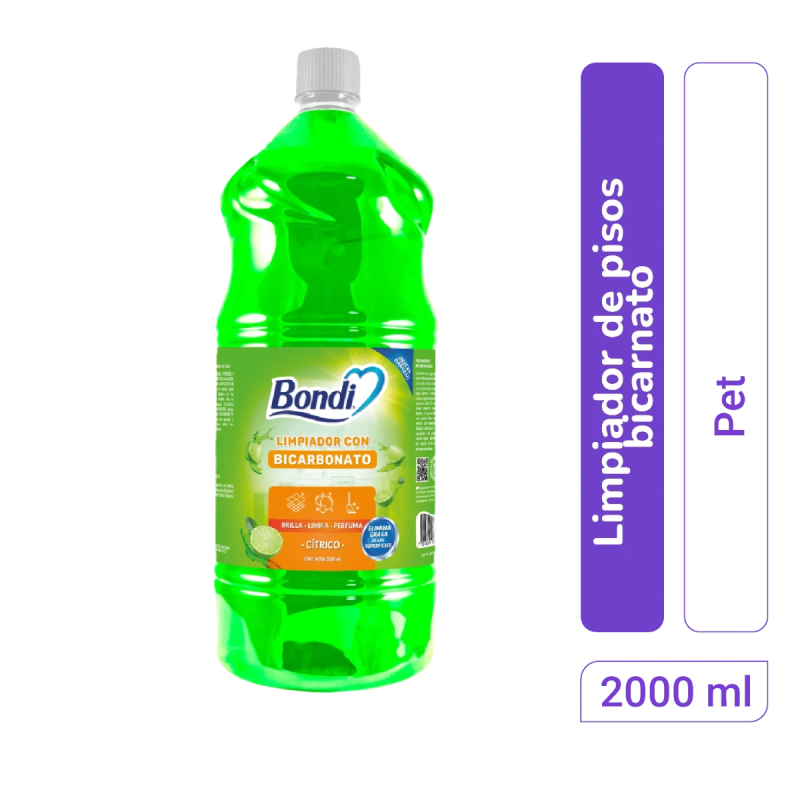 Limpia Pisos Bondi Con Bicarbonato 2000ml