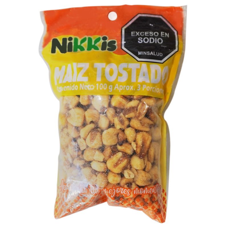 Maiz Tostado Nikkis Zipper 100 Gramos