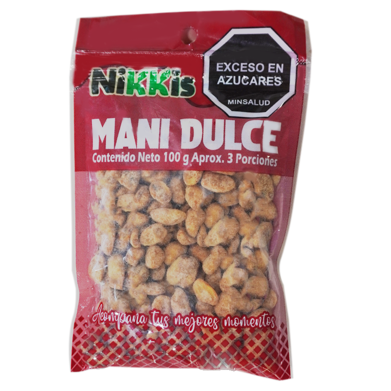 Mani Dulce Nikkis Zipper 100 Gramos