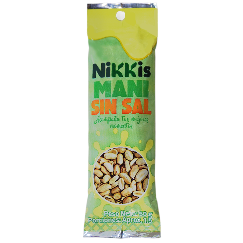 Mani Salado Nikkis Sachet 50 Gramos