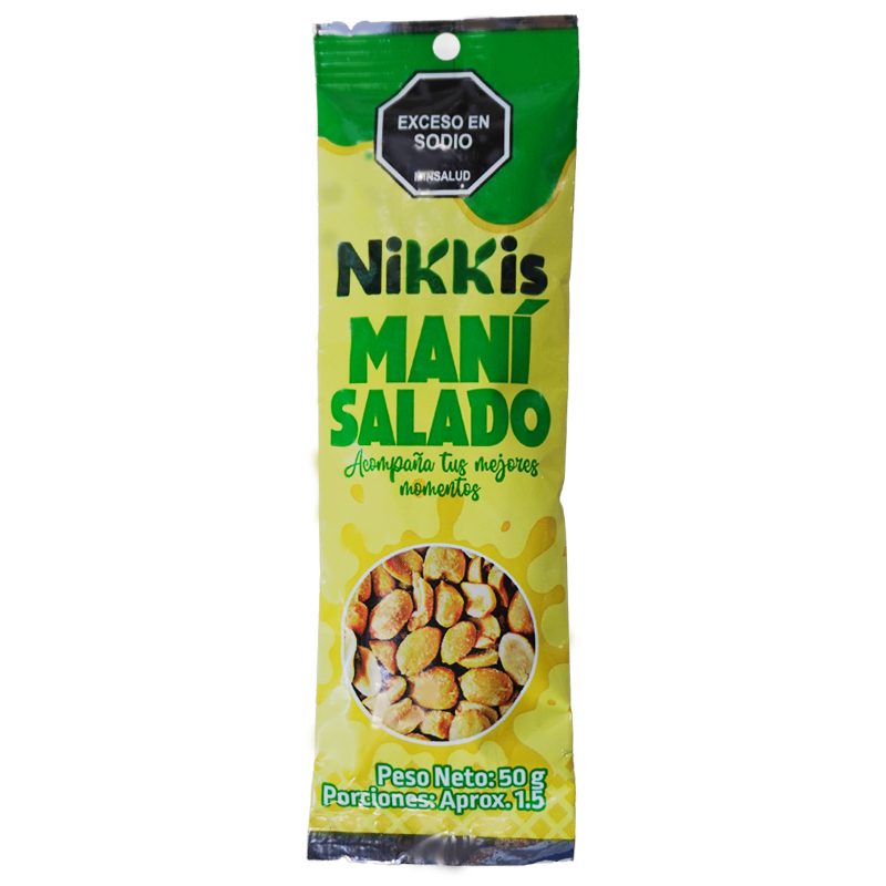 Mani Sin Sal Nikkis Sachet 50 Gramos