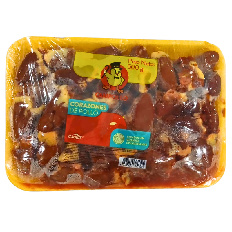 Corazones Bucanero Bandeja 500 Gr