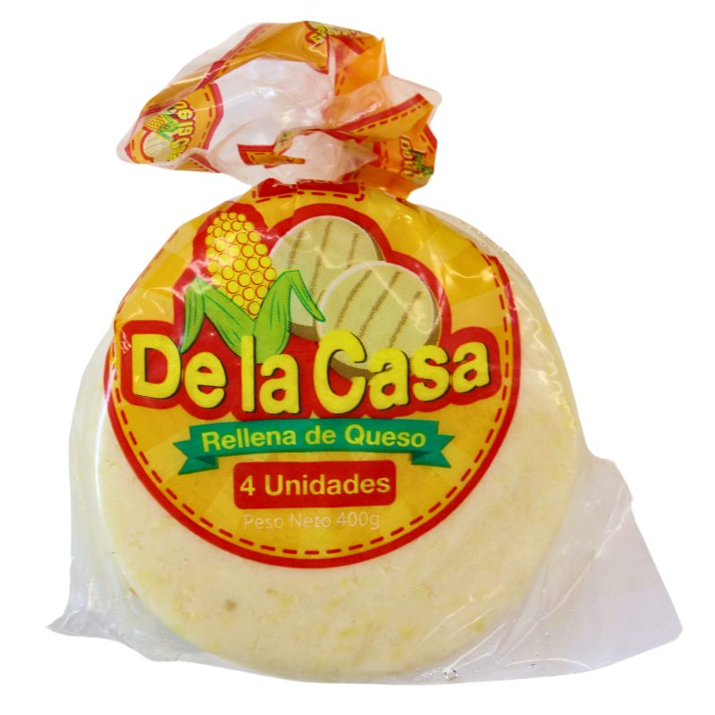 Arepa De La Casa Rellena De Queso 4 Und 400 Gr