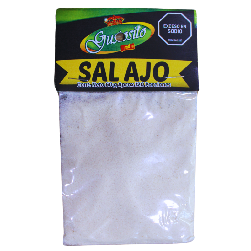Sal Gustosito De Ajo 60 Gr