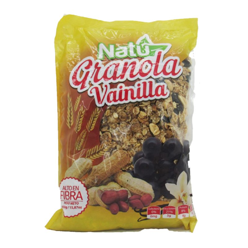 Granola Natugranola Vainilla 450 Gr
