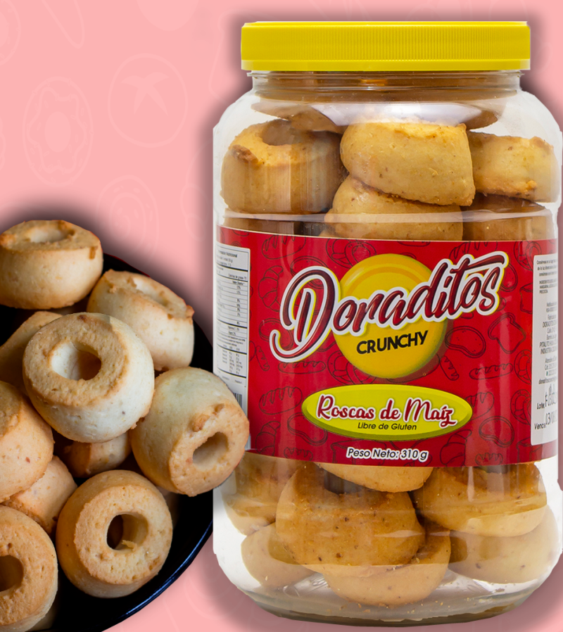 Rosca De Maiz Doraditos Tarro 310 Gr