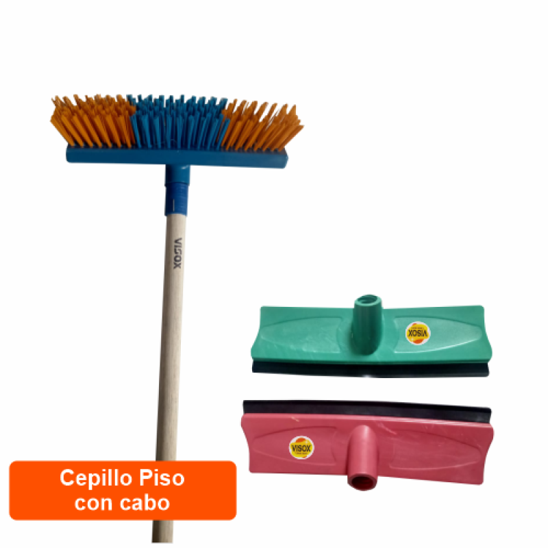 Cepillo Piso Con Cabo