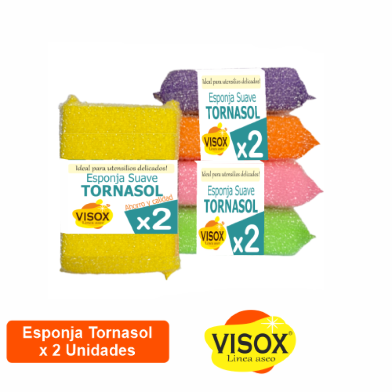 Esponja Visox Tornasol 2 Und