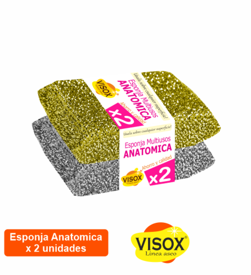 Esponja Visox Anatomica 2 Und