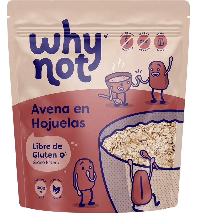 Avena Why Not Libre Gluten 100 Gr