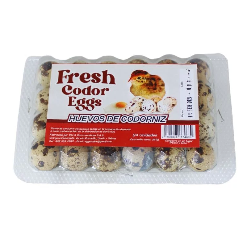 Huevos Codorniz Fresh Codoreggsx12